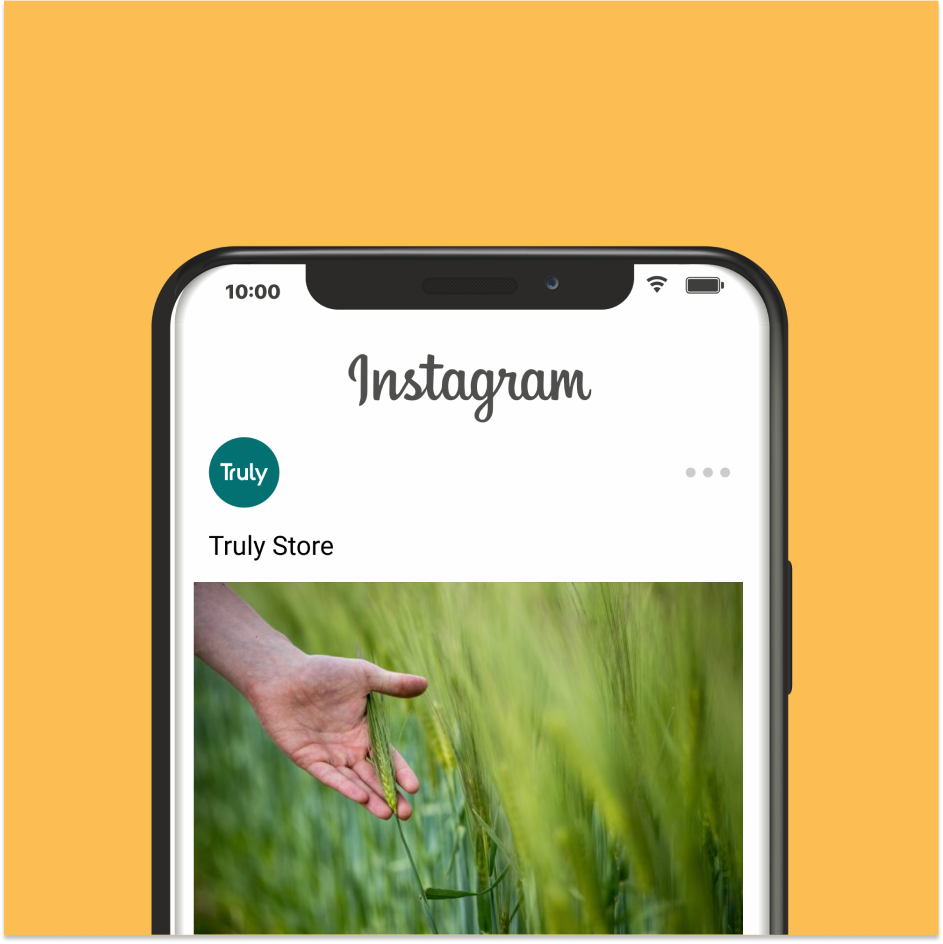 Truly branding - social media icon